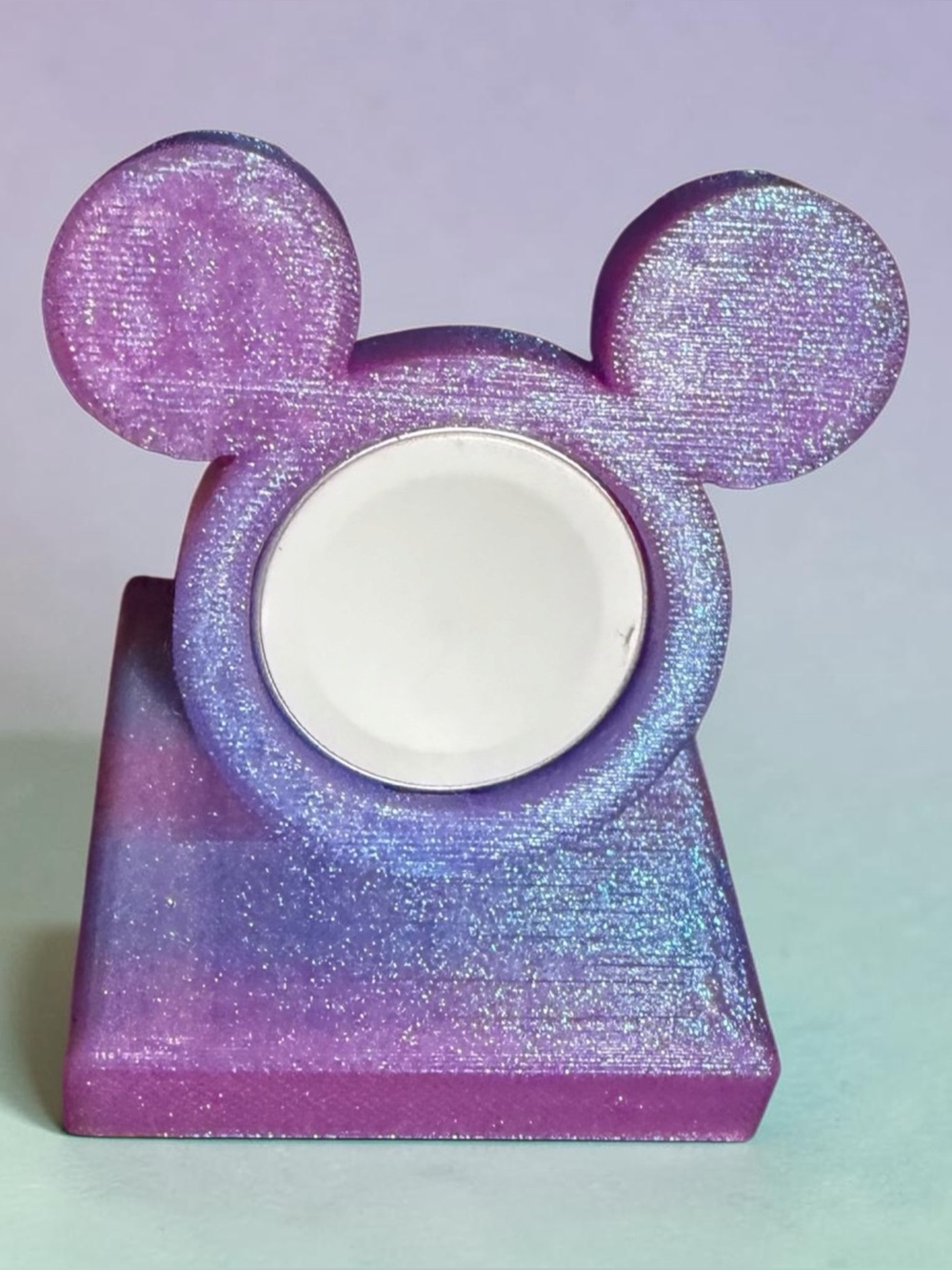 Purple and Blue Disney Inspired Apple Watch charger stand (charger not included)